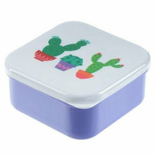 Load image into Gallery viewer, Fun Cactus Lunch Boxes – Set of 3 Plastic Food Containers | Mexican Design BPA Free