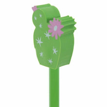 Load image into Gallery viewer, Set of 4 Tropical Fun Pencils with Eraser Toppers – Cactus, Pineapple, Flamingo