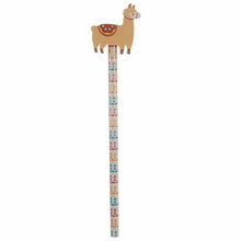 Load image into Gallery viewer, Set of 4 Oh My Llama Pencils with Eraser Toppers – Fun Kids Stationery