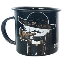 Load image into Gallery viewer, Mexican Mariachi Enamel Coffee Mug – 360ml – Imported from Mexico