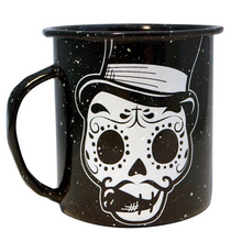Load image into Gallery viewer, Catrin Mexican Enamel Coffee Mug – 360ml – Imported from Mexico