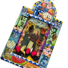 Load image into Gallery viewer, Handmade Saint Pascual Bailon Mexican Shrine – Patron of Kitchens and Cooks 25cm