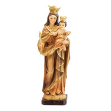 Load image into Gallery viewer, Our Lady Mary with Baby Jesus Statue β 30cm Resin Figurine, Wooden Look, Religious Gift