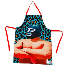 Load image into Gallery viewer, Mexican Wrestling Lucha Libre Colourful Apron – Wajiro Dream MexiPop Art