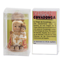 Load image into Gallery viewer, Our Lady Mary Figurine – Multicoloured Resin Statue, Marian Shrine Collectible (9 cm)