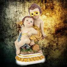 Load image into Gallery viewer, Child of the Zodiac 'Gemini' Figurine – Handpainted Resin | 15 cm