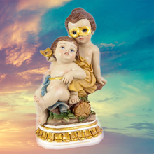Load image into Gallery viewer, Child of the Zodiac 'Gemini' Figurine – Handpainted Resin | 15 cm