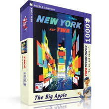 Load image into Gallery viewer, Times Square NYC American Airlines Poster – 1000 Piece Jigsaw Puzzle USA Made