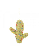 Load image into Gallery viewer, Set of 3 Totem Pole Cactus Hanging Decorations – Fair Trade & Eco Friendly