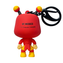 Load image into Gallery viewer, Novelty 3D Mexican El Chapulín Colorado PVC Keyring – 5.5 cm
