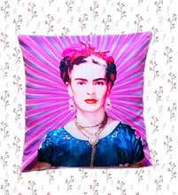 Load image into Gallery viewer, Frida Kahlo Cushion Cover 48x48 cm – MexiPop Art Design by Wajiro Dream | Mexican Artist Home Decor

