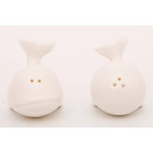 Load image into Gallery viewer, Whale Salt and Pepper Shakers – Ceramic Kitchen Table Set 7 cm
