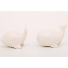 Load image into Gallery viewer, Whale Salt and Pepper Shakers – Ceramic Kitchen Table Set 7 cm
