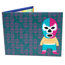 Load image into Gallery viewer, Mexican Luchador Paper Wallet – Colourful Wrestler Design | Imported from Mexico
