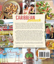 Load image into Gallery viewer, Caribbean Potluck by Suzanne &amp; Michelle Rousseau – Hardback Cookbook (2014)
