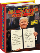 Load image into Gallery viewer, Trump’s Executive Orders Sticky Notes Booklet – Funny Gift by UPG

