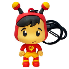 Load image into Gallery viewer, Novelty 3D Mexican El Chapulín Colorado PVC Keyring – 5.5 cm
