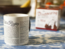Load image into Gallery viewer, Disappearing Civil Liberties Mug – Bill of Rights Heat-Reveal Coffee Cup
