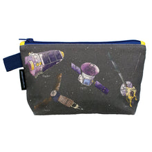 Load image into Gallery viewer, “Shoot for the Stars” Zipper Pouch – Everyday Bag with 2&quot; Gusset 5&quot;x9&quot;
