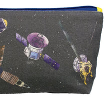 Load image into Gallery viewer, “Shoot for the Stars” Zipper Pouch – Everyday Bag with 2&quot; Gusset 5&quot;x9&quot;
