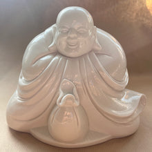 Load image into Gallery viewer, Ha-ha Buddha Blanc de Chine Porcelain Home Decoration 16cm x 20cm
