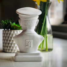 Load image into Gallery viewer, Dwight D. Eisenhower Bust – White Alabaster &amp; Plaster – 20cm
