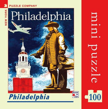 Load image into Gallery viewer, Philadelphia Mini Jigsaw Puzzle – 100 Pieces | New York Puzzle Company
