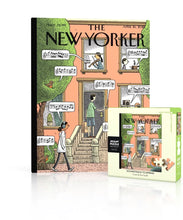 Load image into Gallery viewer, Soundtrack to Spring 100-Piece Jigsaw Puzzle – New Yorker Cover by Tom Gauld
