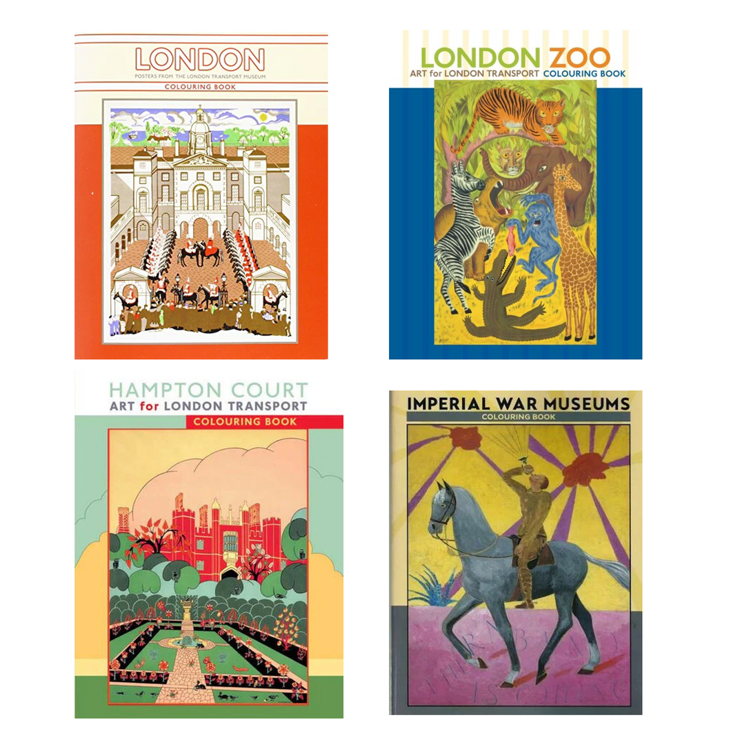 London Transport Colouring Books Set of 4
