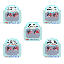 Load image into Gallery viewer, Set of 5 Pairs US Flag Clothes Plasters – 10 Iron-On Embroidered Patches
