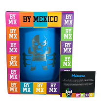 Load image into Gallery viewer, Mexican Lucha Libre Stainless Steel Insulated Tumbler – 350ml – Imported from Mexico
