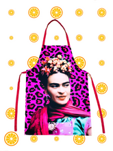 Load image into Gallery viewer, Frida Kahlo Apron – MexiPop Art Design
