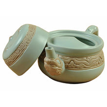 Load image into Gallery viewer, Dragon Mouth Porcelain Tea Set for One – Chinese Ru-Ware Gift Box

