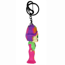 Load image into Gallery viewer, 3D Mexican Catrina PVC Keyring – Imported from Mexico
