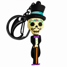 Load image into Gallery viewer, 3D Mexican Catrin PVC Keyring – Imported from Mexico
