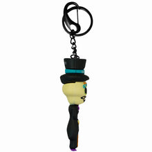 Load image into Gallery viewer, 3D Mexican Catrin PVC Keyring – Imported from Mexico
