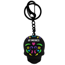 Load image into Gallery viewer, Novelty 3D Mexican Skull PVC Keyring – Catrin 4 cm
