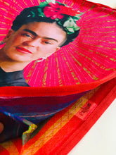 Load image into Gallery viewer, Mexican Frida Grocery Bag – Red – Wajiro Dream – MexiPop Art Design
