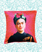 Load image into Gallery viewer, Frida Kahlo Cushion Cover – 50x50cm MexiPop Art by Wajiro Dream
