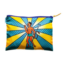Load image into Gallery viewer, Mexican Diablo Zip Makeup Bag – Handmade by Wajiro Dream
