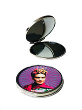 Load image into Gallery viewer, Frida Kahlo Pocket Mirror – Double Compact Mirror by Wajiro Dream – MexiPop Art Design
