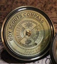 Load image into Gallery viewer, Boy Scout Pocket Compass – Taylor &amp; Co. N.S.W. Replica – Fair Trade Gift
