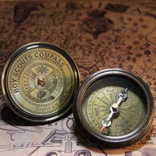 Load image into Gallery viewer, Boy Scout Pocket Compass – Taylor &amp; Co. N.S.W. Replica – Fair Trade Gift
