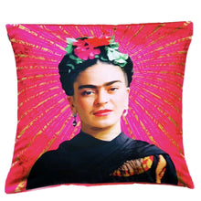 Load image into Gallery viewer, Frida Kahlo Cushion Cover – 50x50cm MexiPop Art by Wajiro Dream
