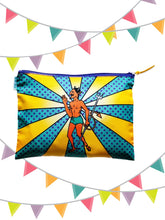 Load image into Gallery viewer, Mexican Diablo Zip Makeup Bag – Handmade by Wajiro Dream
