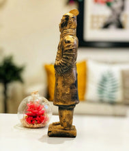 Load image into Gallery viewer, Golden Terracotta Warrior Replica 26cm – Ancient Chinese Officer Sculpture

