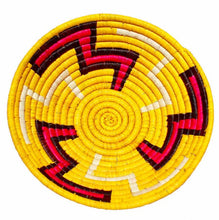 Load image into Gallery viewer, Raffia Fruit Basket – Lemon Base 30cm | Fair Trade Handmade Madagascar

