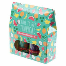 Load image into Gallery viewer, Lot of 9 Tropical Caribbean Sets of 3 Fragrance Oils – Aromatherapy 10ml
