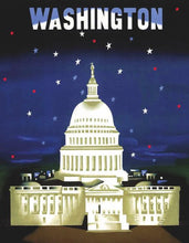 Load image into Gallery viewer, The Capitol Mini Jigsaw Puzzle – 100 Pieces American Airlines Poster
