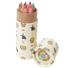 Load image into Gallery viewer, Set of 6 Egyptian Hieroglyphs Colouring Pencils in Tube | Kids Gift
